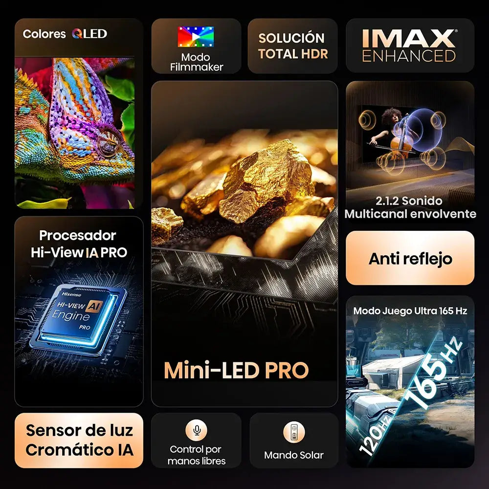 TV Hisense U7Q Pro 55" | 55", Mini LED, 4K, VIDAA