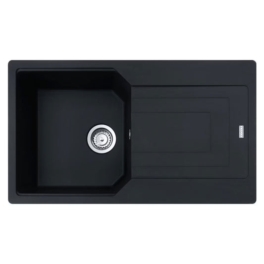 Lava-loiça Franke UBG 61186 | Fragranite, Preto Mate, Reversível