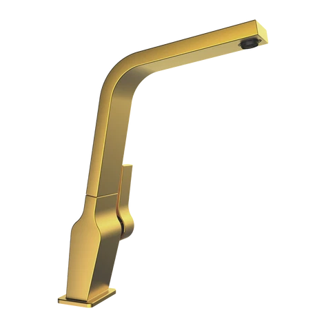 Misturadora Monocomando Teka ICC 915 | Bica alta, Latão