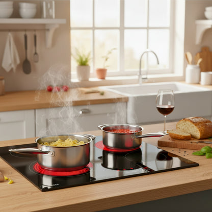 Placa Vitrocerâmica Haeger Vitro Heat 6400 | 6.4kW, Tátil, 4 Zonas