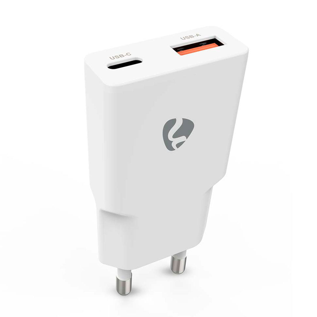 Carregador de Parede NEDIS | USB-C PD 30W, USB-A QC 3.0, GaN