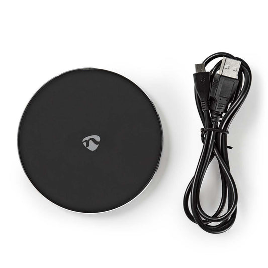 Carregador Wireless Nedis | 5/7.5/10W, Preto, ABS