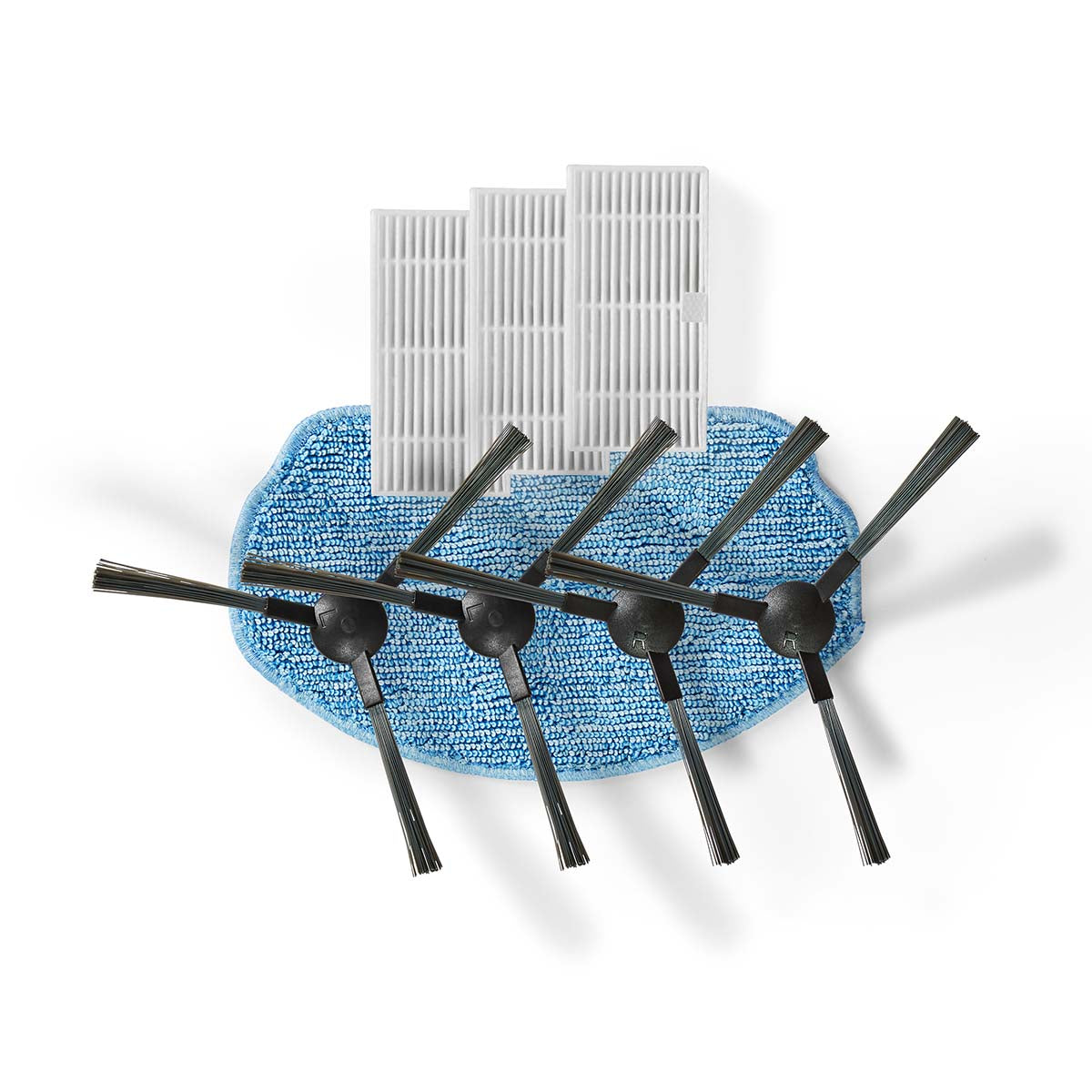 Kit Acessórios Nedis WIFIVCB01 | Filtros HEPA, Escovas Laterais, Mopa