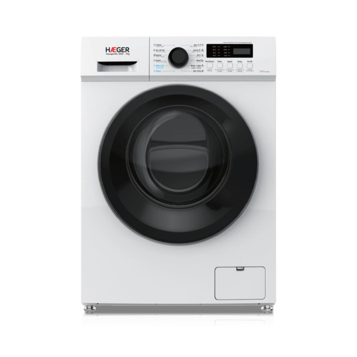 Máquina de Lavar Roupa HAEGER Aquagentle | 7kg, 1200rpm, Classe A