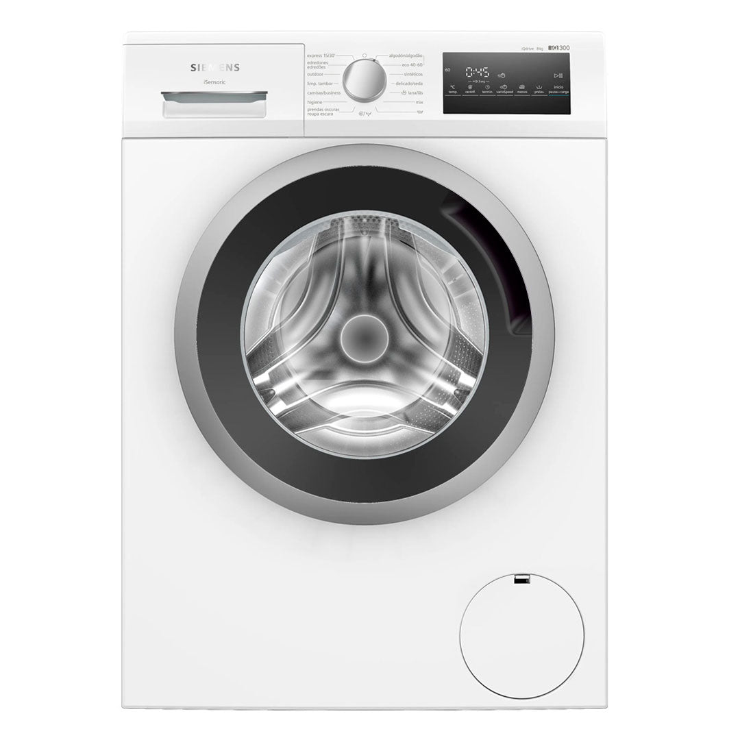 Máquina de Lavar Roupa SIEMENS WM12N263EP | 8kg, 1200rpm, Classe C