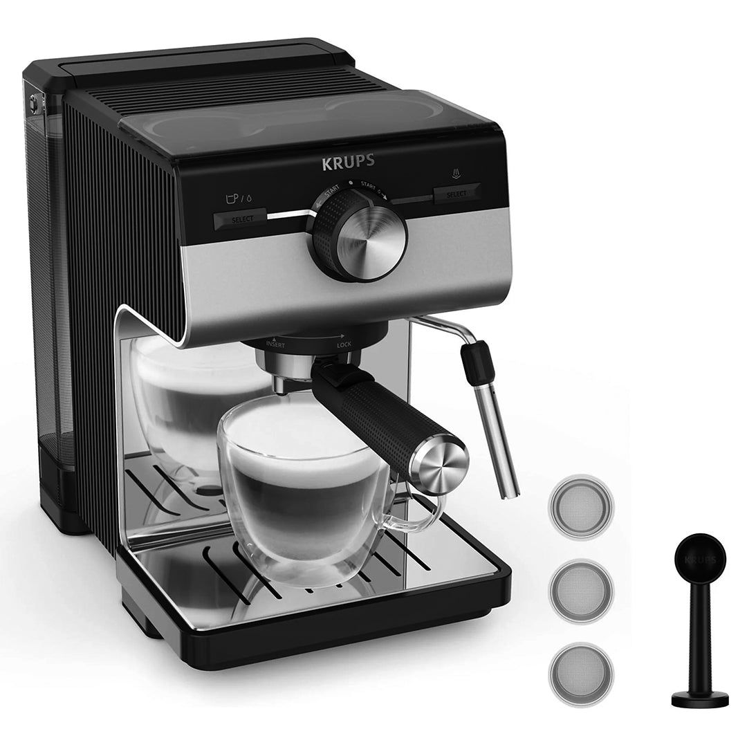 Máquina de Café Krups XP384E10 | 15 bares, Cappuccino, 2L