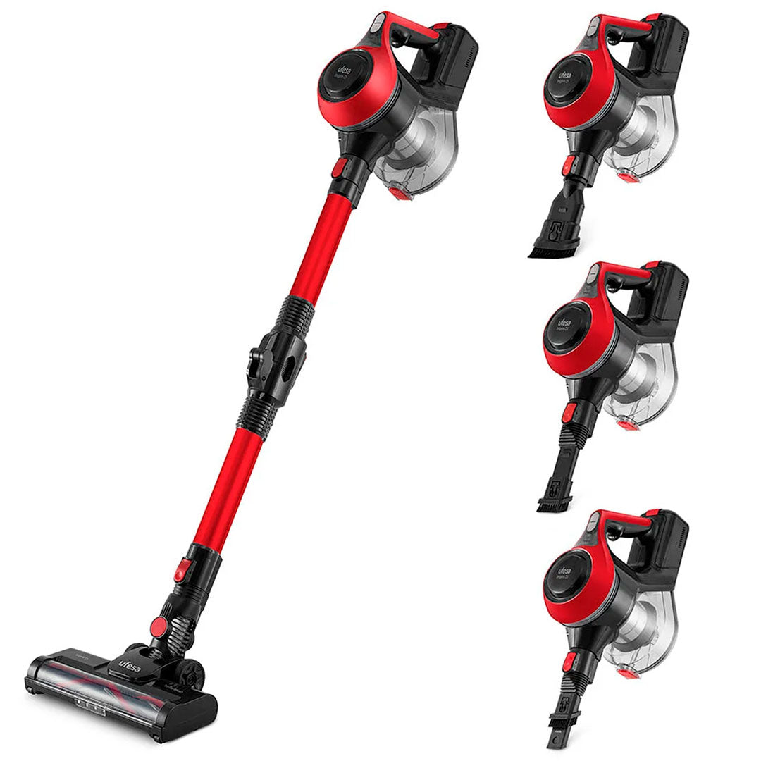 Aspirador Vertical Ufesa 22.2V S/Fio | 40min, 0.8L, 2 velocidades