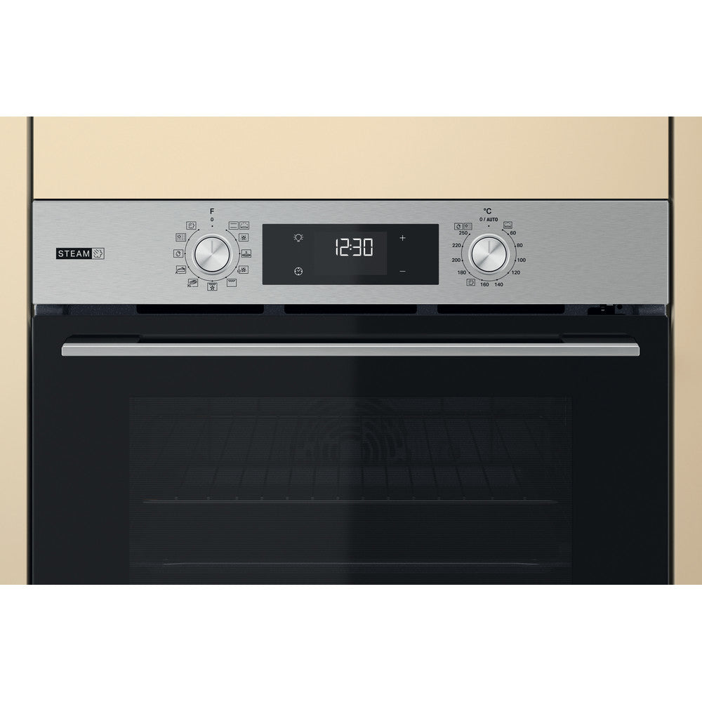 Forno Encastre Whirlpool OMSK58RU1SX | 71 L, Pirolítico + Hidrolítico