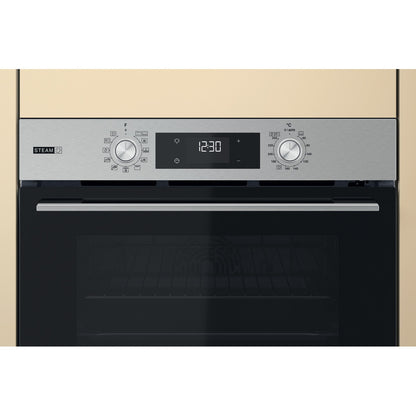 Forno Encastre Whirlpool OMSK58RU1SX | 71 L, Pirolítico + Hidrolítico