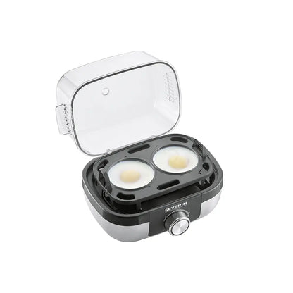 Máquina de Cozer Ovos Elétrica Severin EK3169 | 6 Ovos, Inox, 420W