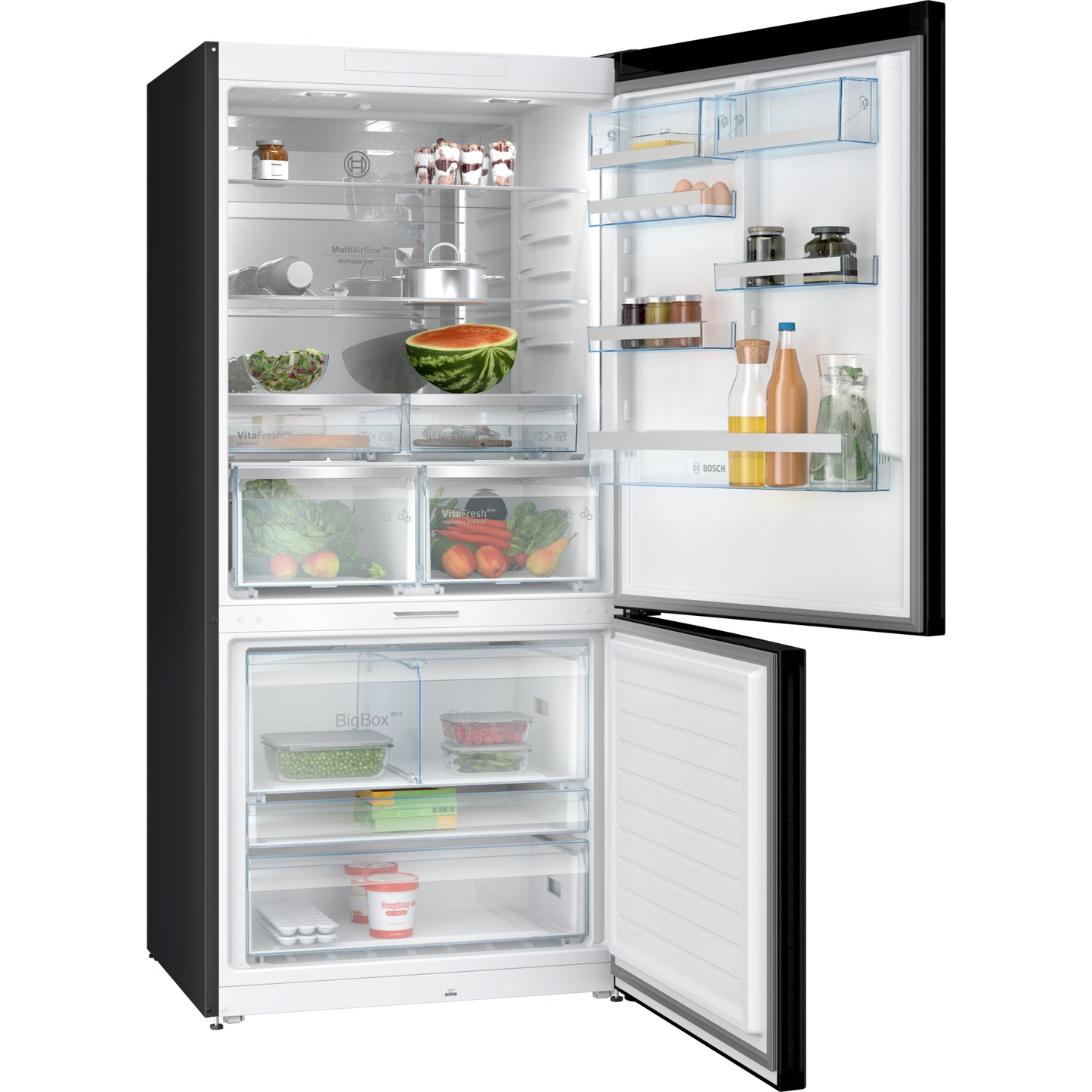 Frigorífico Combinado Bosch KGP86AXB0N | 621L, Twin NoFrost, BlackInox