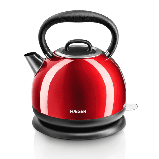 Jarro Elétrico HAEGER RED CHERRY | 1.7L, 2200W, Inox
