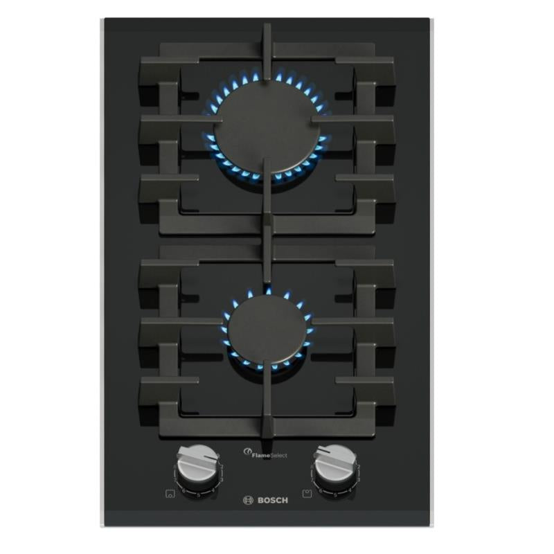 Placa a Gás Bosch PRB3A6I40 | 30cm, 2 Queimadores, FlameSelect