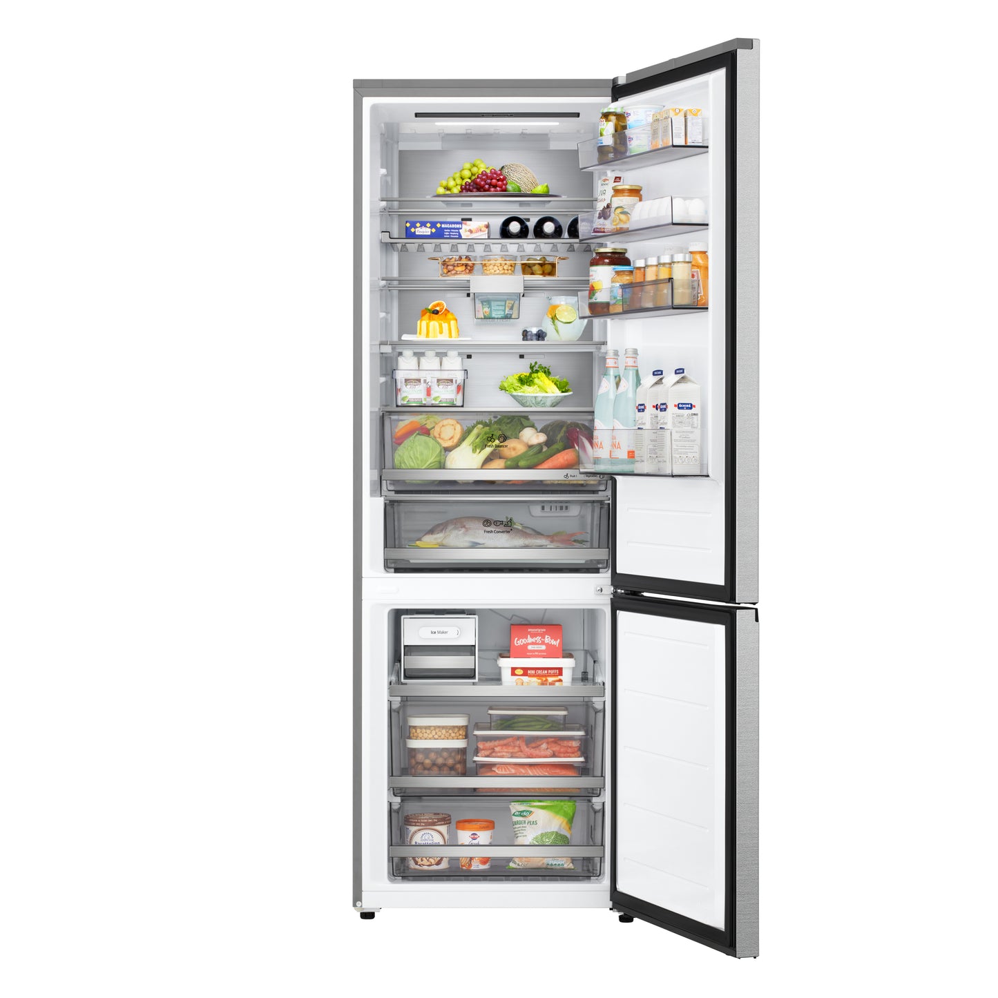 Frigorífico Combinado LG GBBW726CMB | 465L, C, No Frost