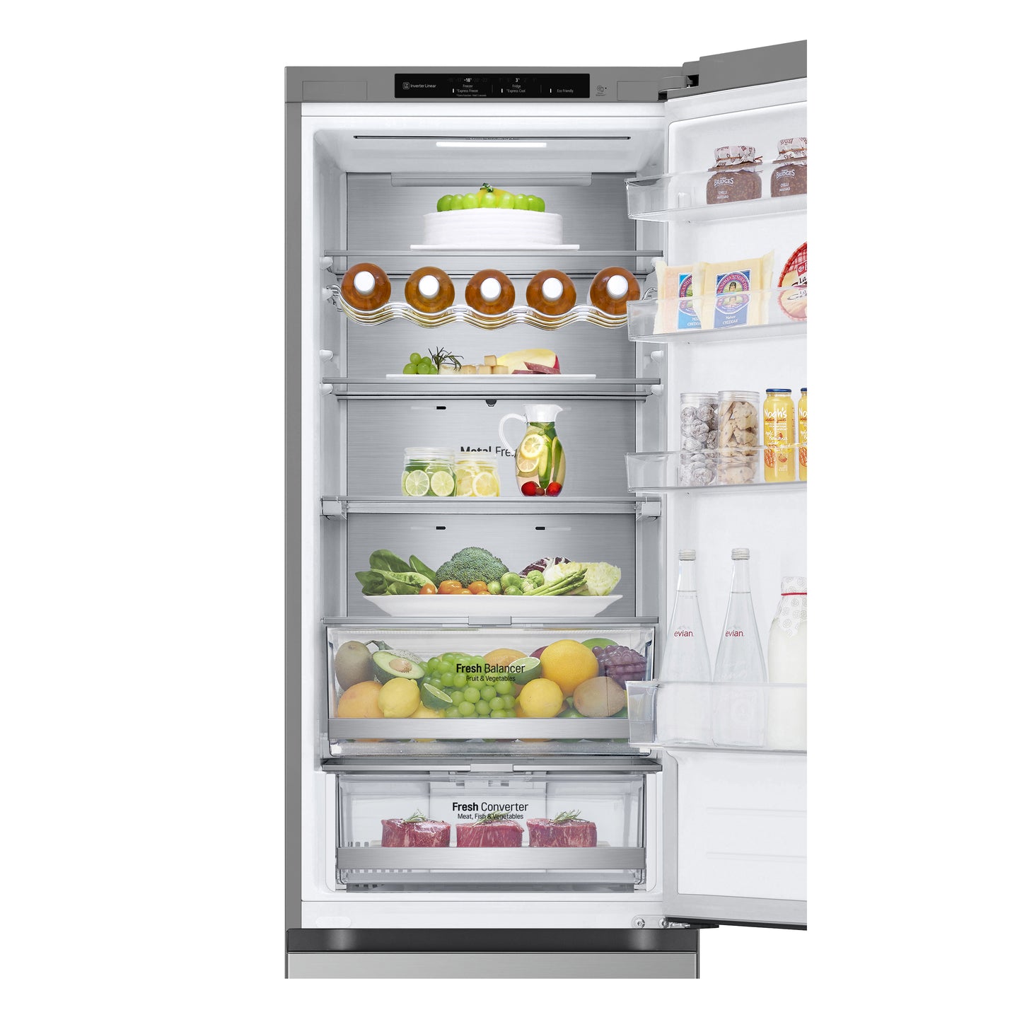 Frigorífico Combinado LG GBV7280CPY | 387L, No Frost, Classe C