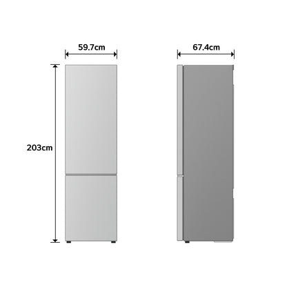 Frigorífico Combinado LG GBBS726CMB | 375L, No Frost, Classe C