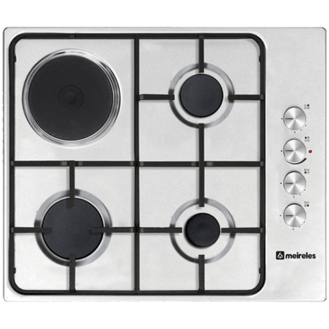 Placa Combinada Meireles MG 3631 X | 3 Gás + 1 Eléctrica, GPL (But/Prop)