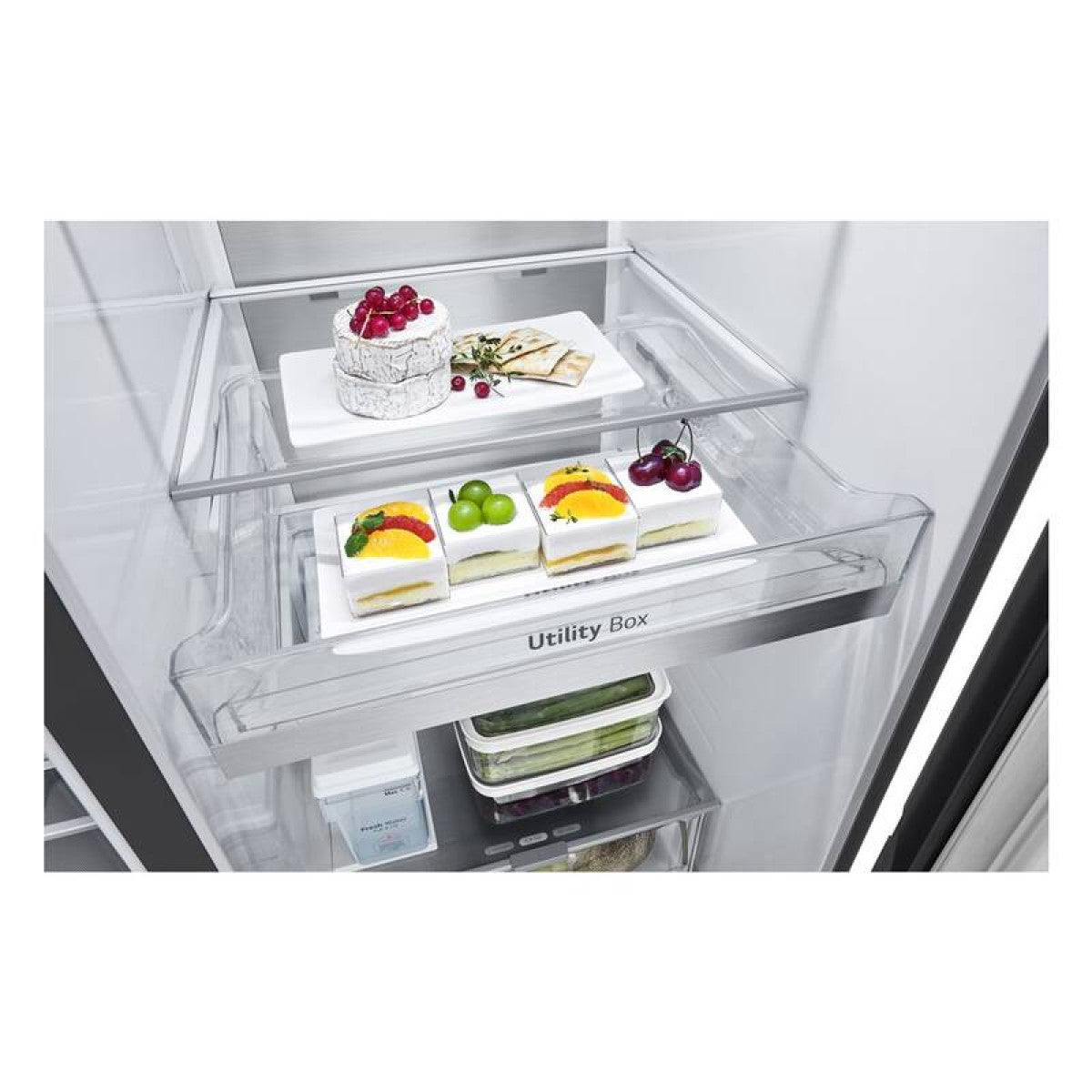 Frigorífico Americano LG GSLE91EVAC | 628L, No Frost, Classe C