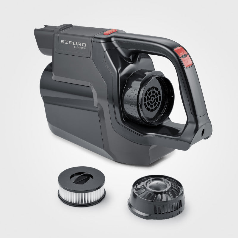 Aspirador Vertical Severin HV 7185 | Sem fios, 60 min, HEPA13, 1L