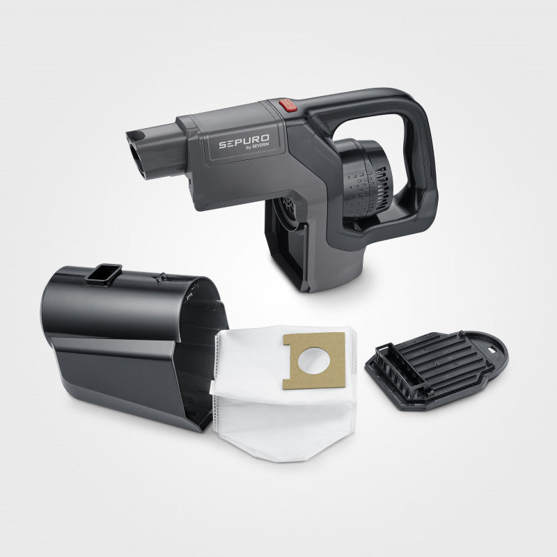 Aspirador Vertical Severin HV 7185 | Sem fios, 60 min, HEPA13, 1L