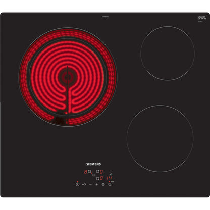 Placa Vitrocerâmica Siemens ET61RBKB8E | 60 cm, 3 zonas, 5700W