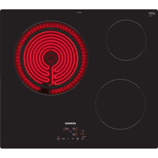 Placa Vitrocerâmica Siemens ET61RBKB8E | 60 cm, 3 zonas, 5700W