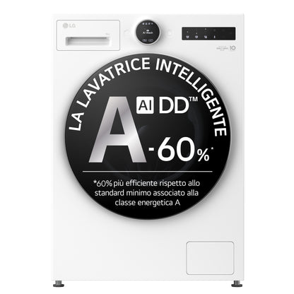 Máquina de Lavar Roupa LG F4x9009TWCE | 9kg, 1400 rpm, Steam+