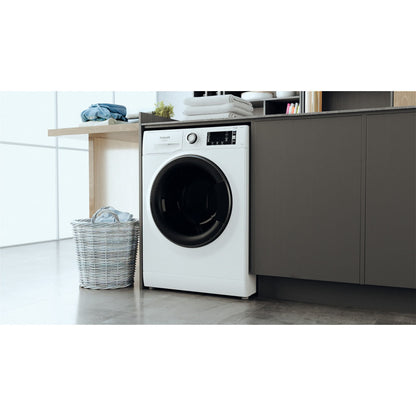 Máquina de Lavar Roupa Hotpoint NLCD10448WDAW | 10kg, 1400rpm, Active Care, Steam Pack, HomeNet