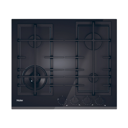 Placa a Gás Haier HAVG6BF4TBPB | 4 zonas, Grelhas Ferro Fundido