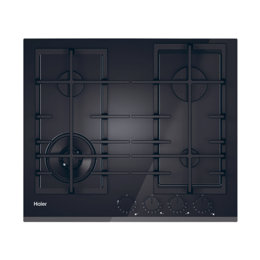 Placa a Gás Haier HAVG6BF4TBPB | 4 zonas, Grelhas Ferro Fundido