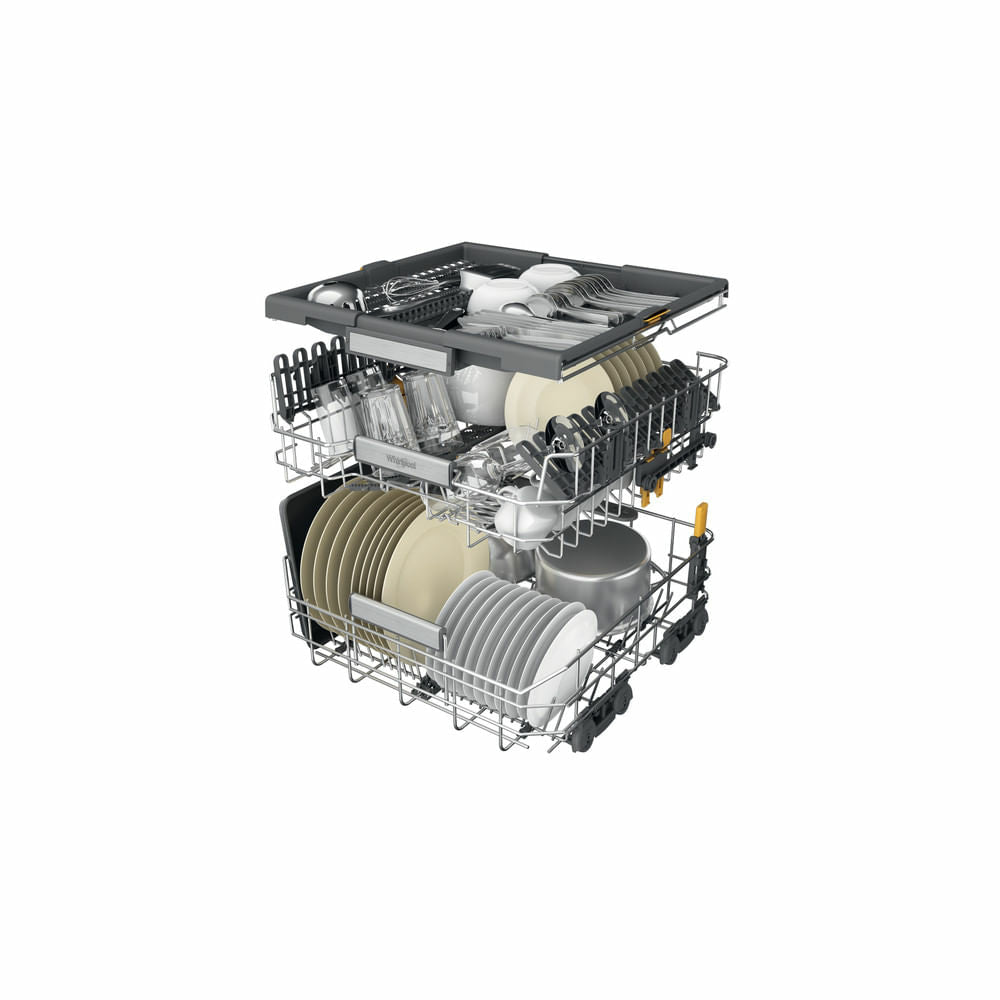 Máquina de Lavar Loiça Whirlpool W7FHS51X | 15 talheres, Classe B