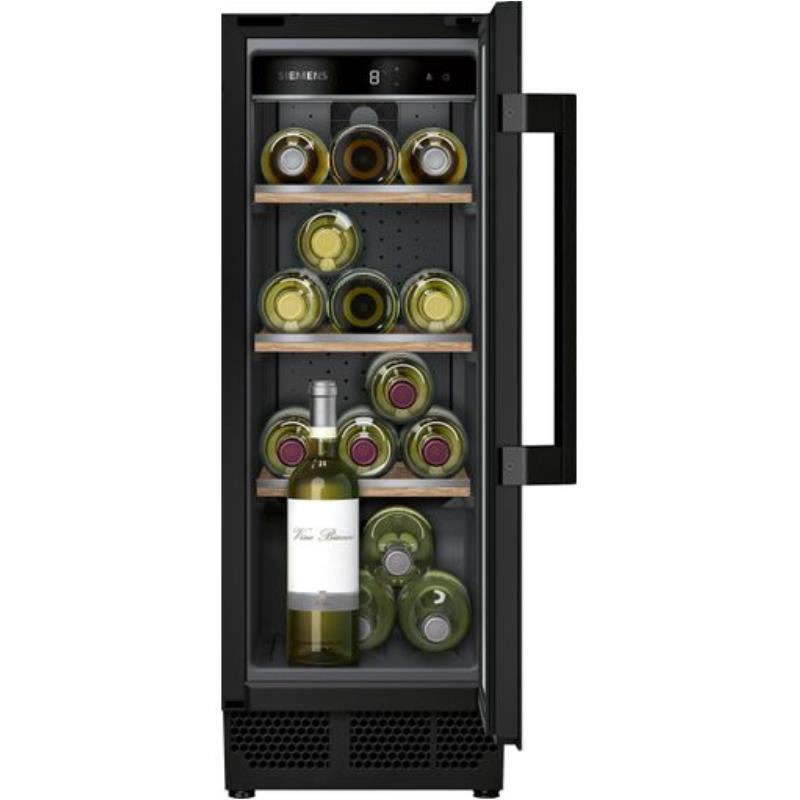 Garrafeira Siemens KU20WVHF0 | 58L, 21 garrafas, 1 zona, 5-20°C