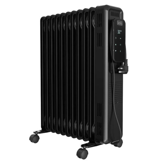 Radiador Óleo Black&Decker BXRA2501E | 2500W, 11 Elementos, 24h Timer