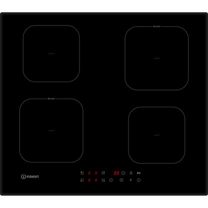 Placa de Indução Indesit ISF18Q60 NE | 7200W, 4 Zonas