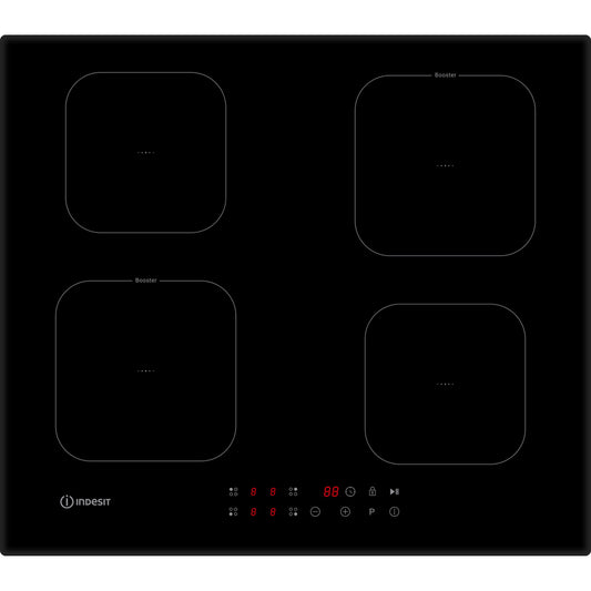 Placa de Indução Indesit ISF18Q60 NE | 7200W, 4 Zonas