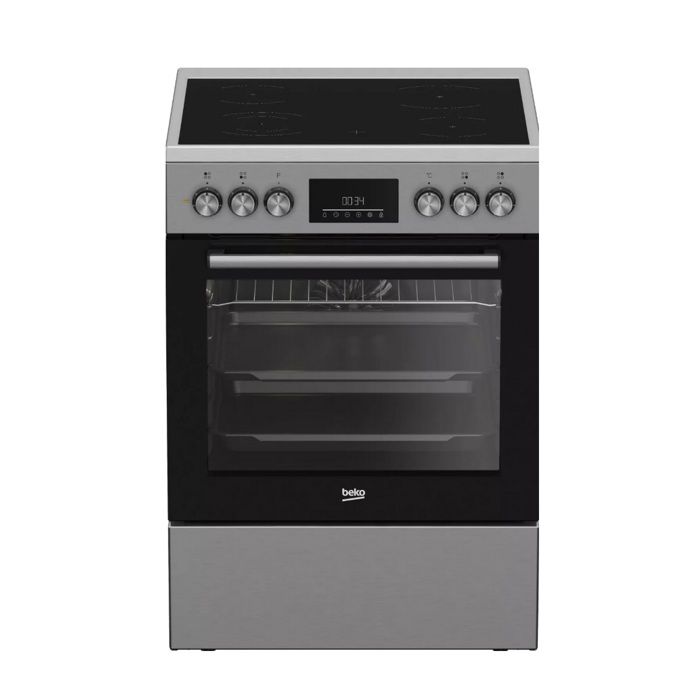 Fogão Elétrico BEKO FBE67310GX | 4 Zonas, 8200W, D