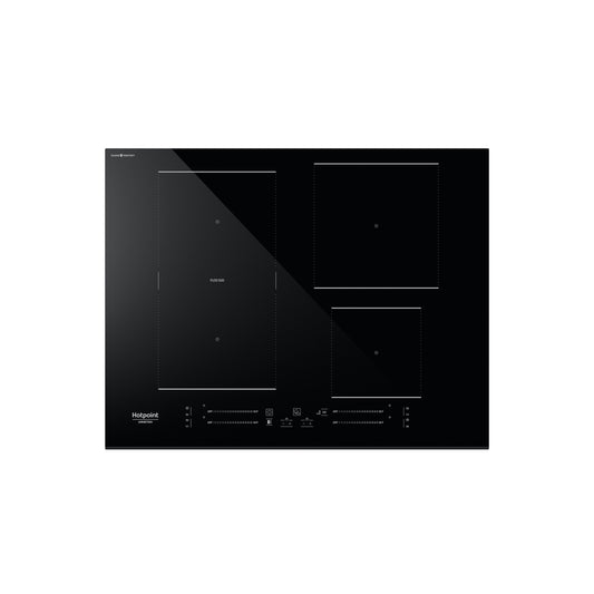 Placa de Indução Hotpoint HS 1865C CPBF | 4 Zonas, 65cm, Preto