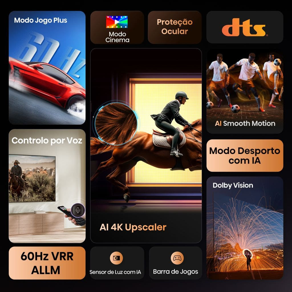 TV Hisense 85A6Q | 85", 4K LED, Dolby Vision, Smart TV