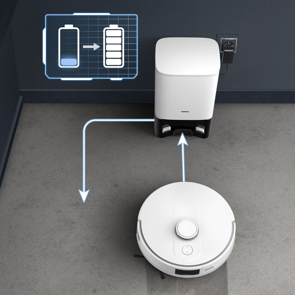 Robot Aspirador Rowenta RR9197WH | 120 min, Wi-Fi, HEPA