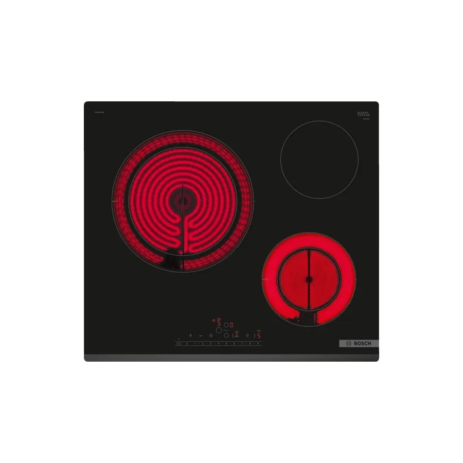 Placa Vitrocerâmica Bosch PKK631FP8E | 3 zonas, 5750W, DirectSelect