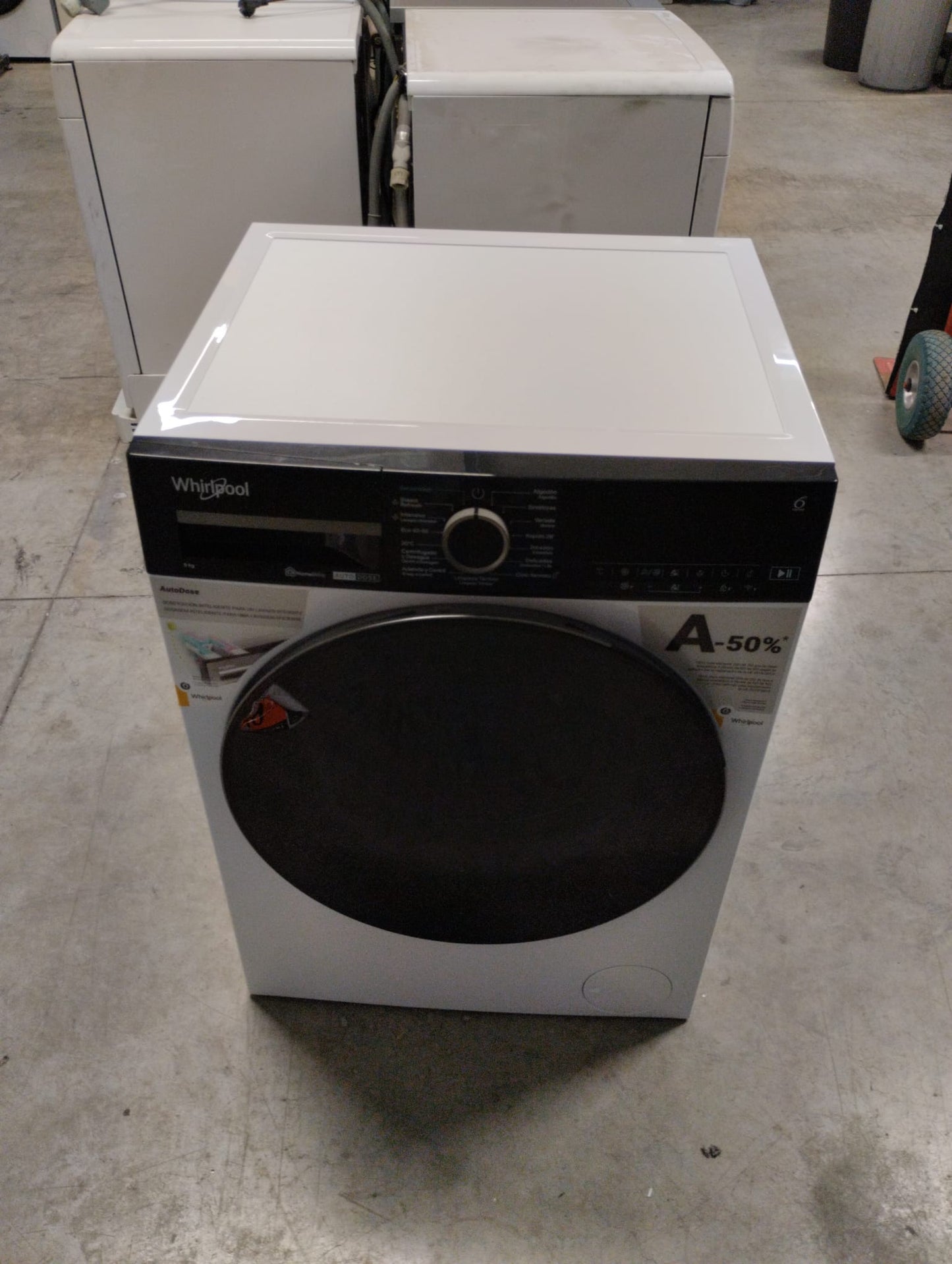 Outlet | Máquina Lavar Roupa Whirlpool WPM 911W ADS SPT | 9kg, Classe A