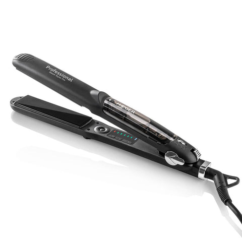 Alisador de Cabelo HAEGER Steam Styler Pro | Vapor, Titânio, 140-230ºC
