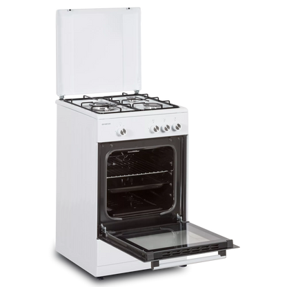 Fogão a Gás Infiniton CC56BWC | 3 Zonas, Forno Gás, 49.8cm
