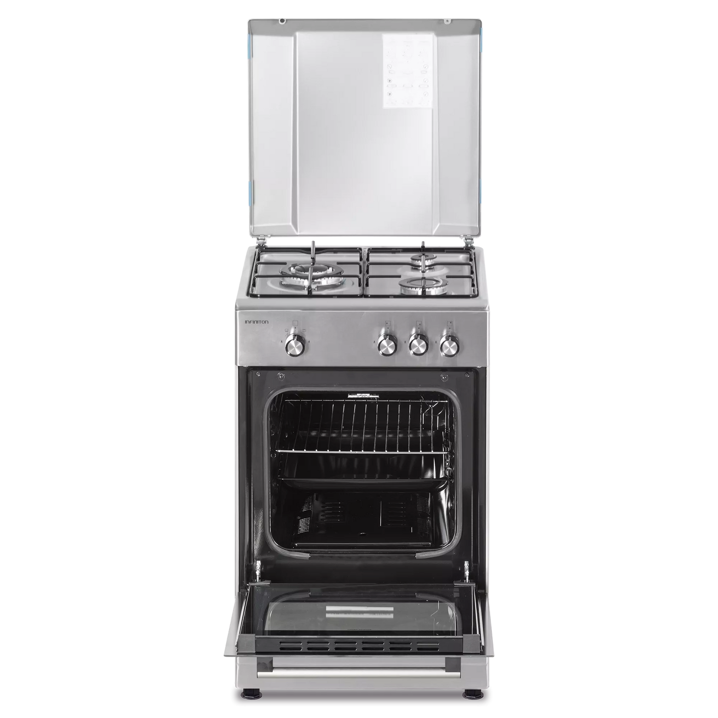 Fogão a Gás Infiniton CC57TAC | 3 Queimadores, Forno Gás, 43L