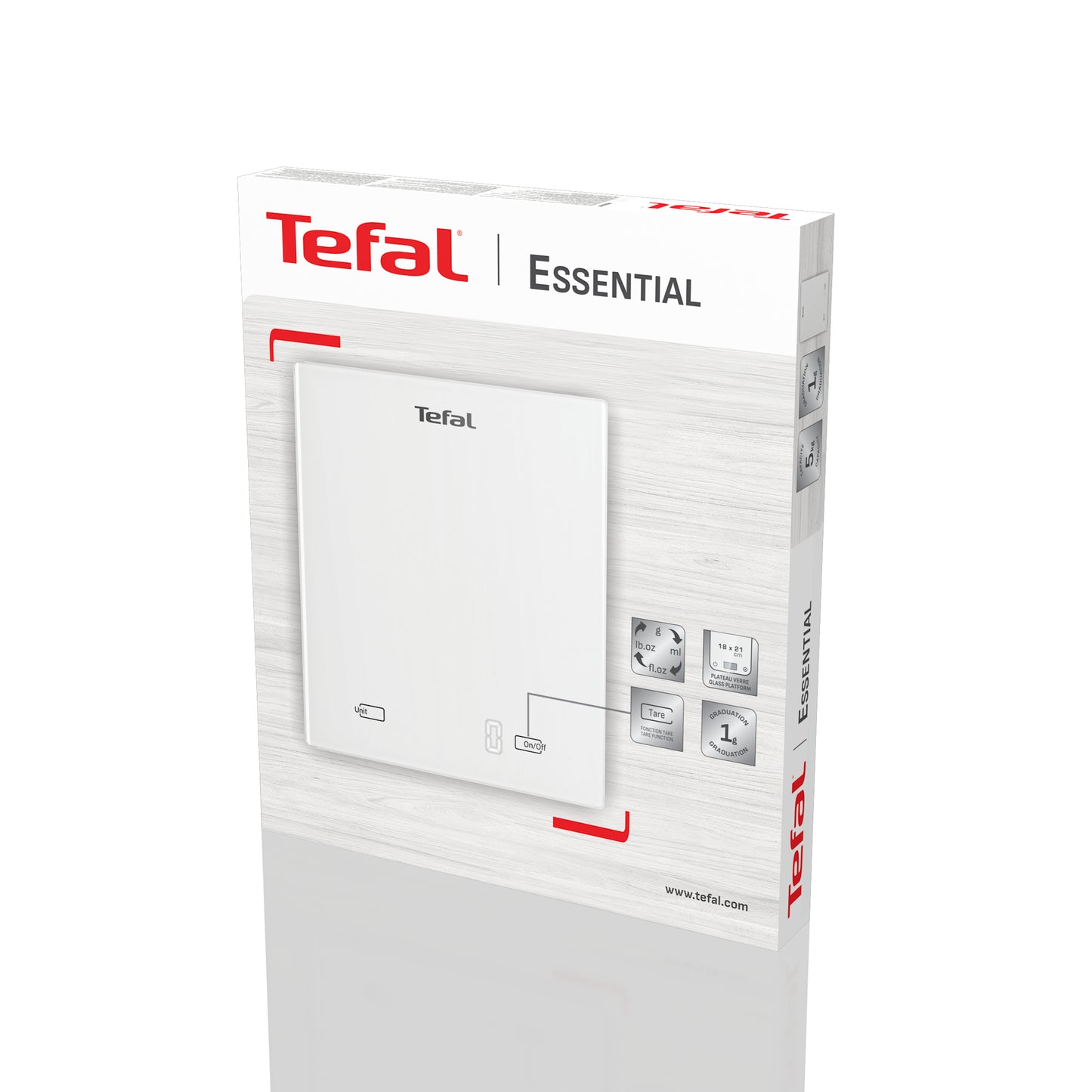 Balança de Cozinha Tefal BC5504V0 | 5 kg, LCD, 1g