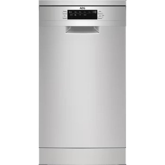 Máquina de Lavar Loiça AEG FFB-62427-ZM | 9 Talheres, Início diferido, Inox
