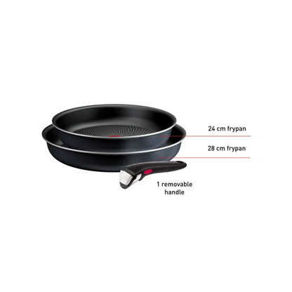 Conjunto Tefal Ingenio So Light L7239103 | 3 peças, Indução