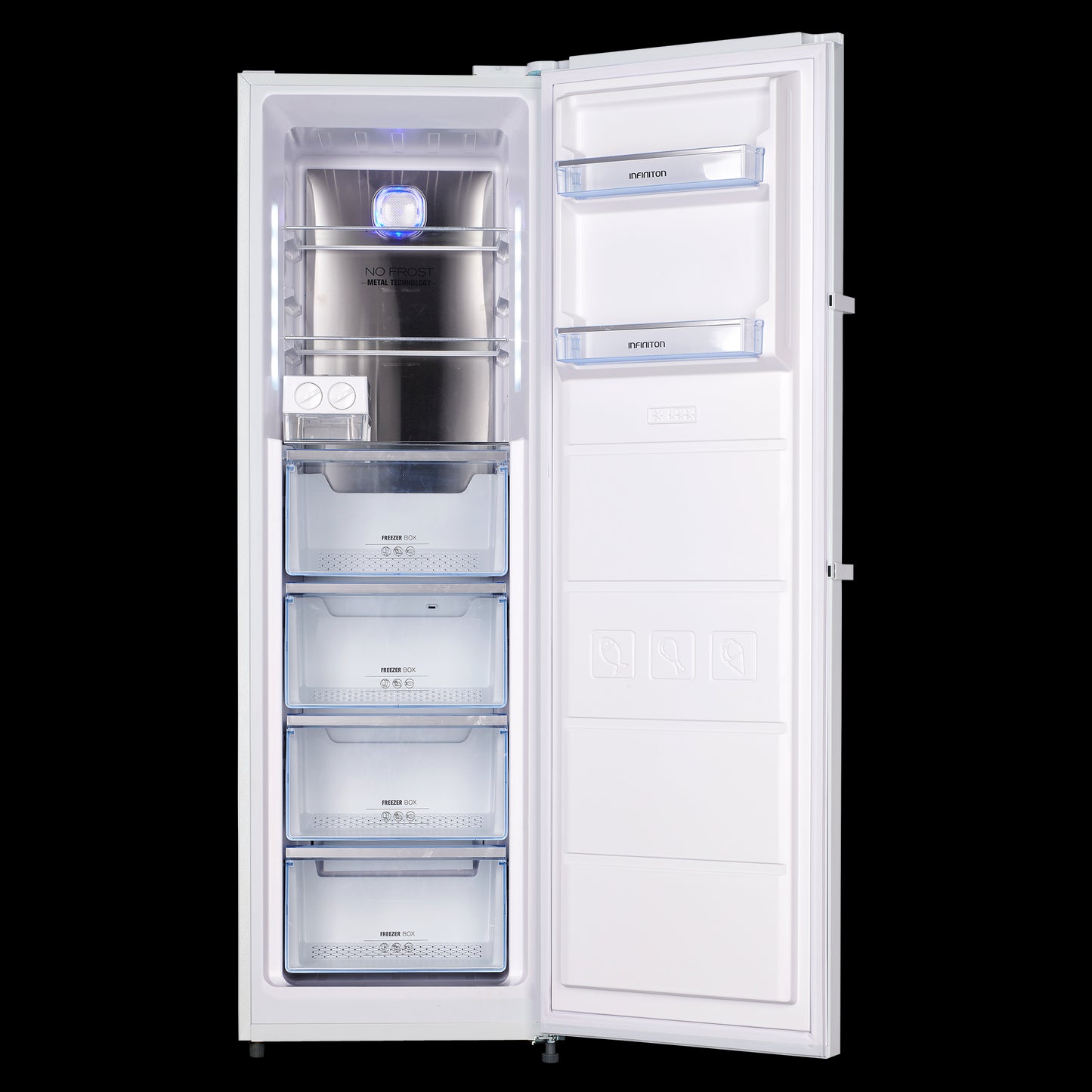 Arca Vertical Infiniton Cv265l85wem | Frost Free, Visor, LED