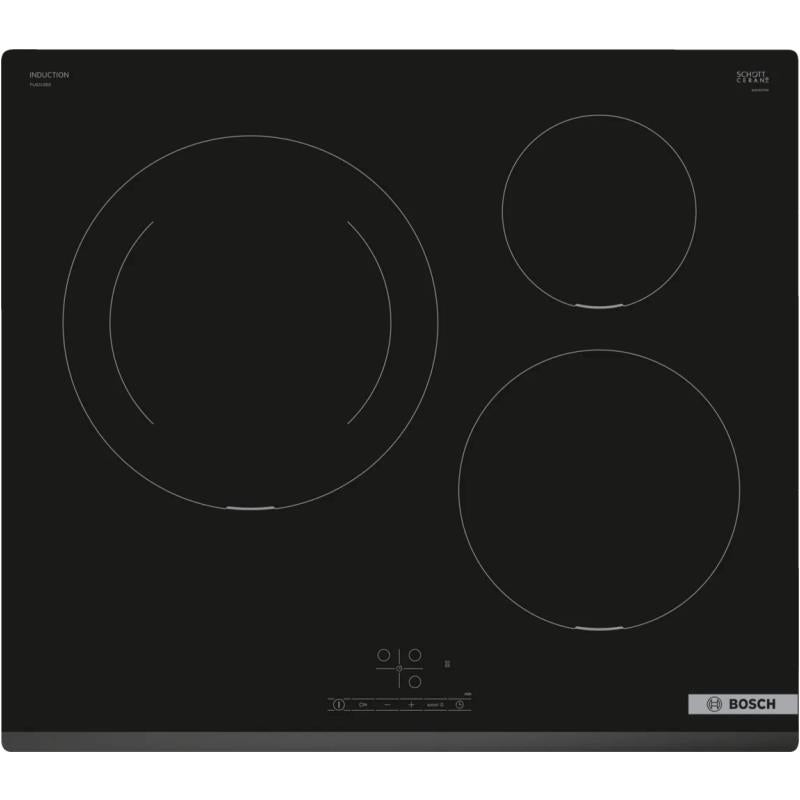Placa de Indução Bosch PIJ631BB5E | 3 zonas, 60cm, PowerBoost