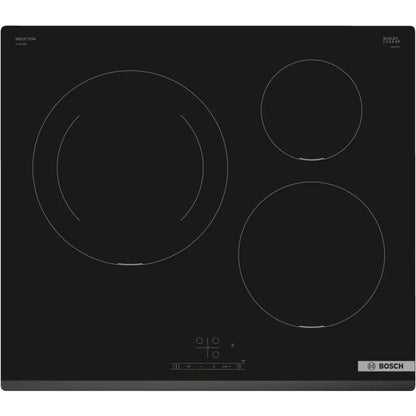 Placa de Indução Bosch PIJ631BB5E | 3 zonas, 60cm, PowerBoost